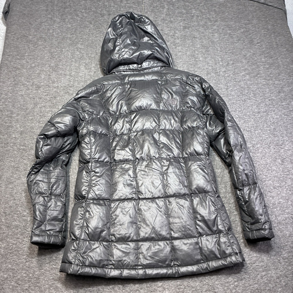 The‎ North Face Down Puffer Jacket Women Small Parka Coat 600 Fill Hooded Flaw - Picture 8 of 11
